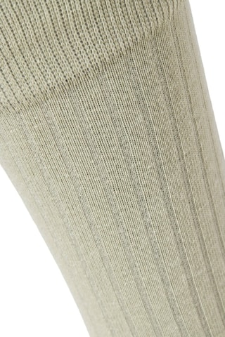 3 paires de chaussettes - Beige et marron foncé