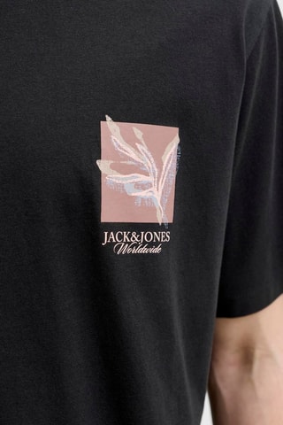T-shirt regular en coton biologique - Noir