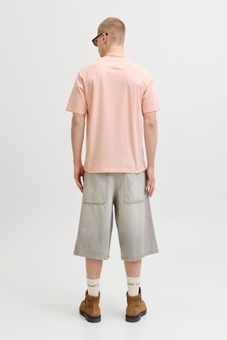 T-shirt regular en coton biologique - Saumon
