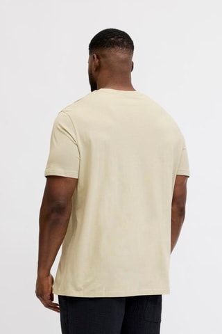 T-shirt en coton biologique - Beige