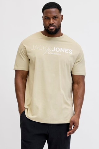 T-shirt en coton biologique - Beige