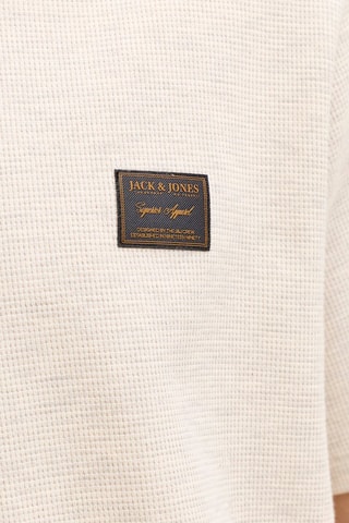 T-shirt relaxed en coton biologique - Blanc cassé
