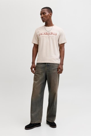 T-shirt regular - Beige