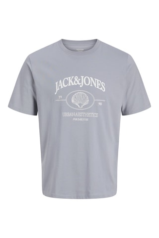 T-shirt regular en coton biologique - Gris