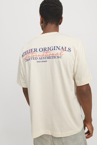 T-shirt relaxed - Ecru