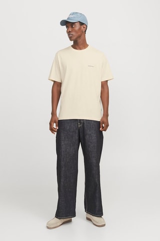 T-shirt relaxed - Blanc cassé