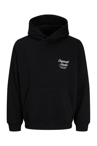 Sweat relaxed à capuche - Noir