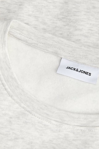 Sweat relaxed en coton biologique - Gris clair chiné