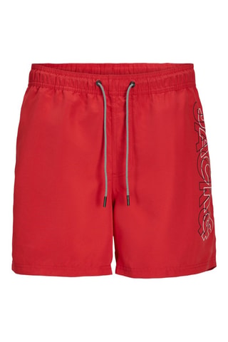 Short de bain - Rouge