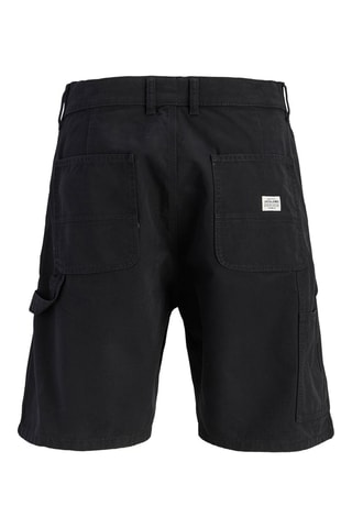 Bermuda loose en coton biologique - Noir 