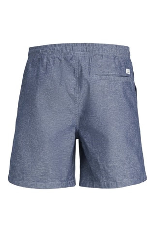 Bermuda regular - Bleu foncé chiné