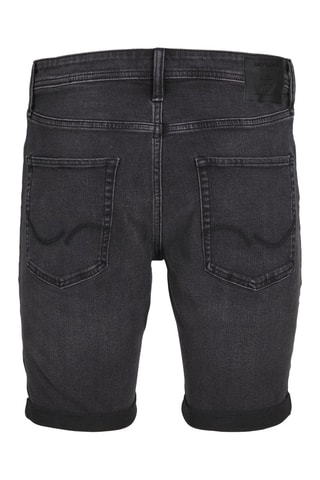 Bermuda slim en jean - Noir
