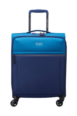 Valise cabine extensible Brochant 3 - 55 cm - Bleu