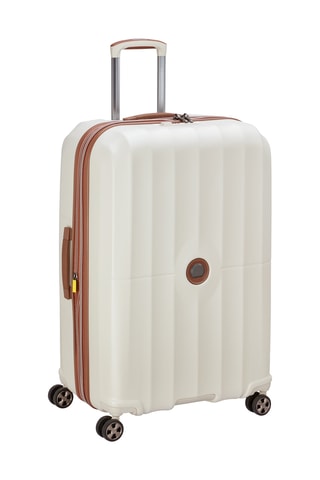 Valise grand volume - 77 cm - Beige