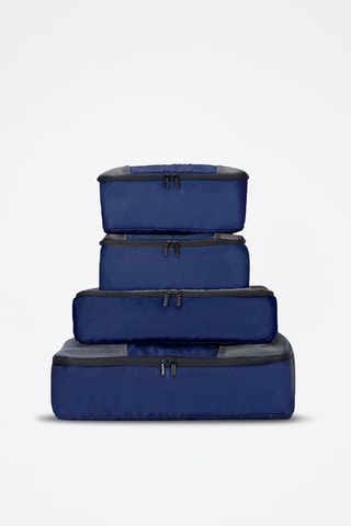 4 organisateurs de valise Accessory - Bleu