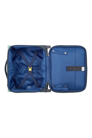Sac de voyage à roulettes Brochant 3 - 39 cm - Bleu