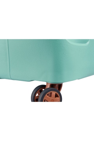 Valise grand volume Moncey (L) - 76 cm - Blanc et vert