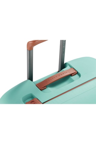 Valise grand volume Moncey (L) - 76 cm - Blanc et vert