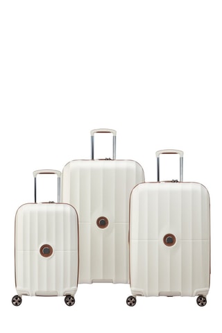 Set de 3 valises Carrousel (S/M/L) - 55/68/77 cm - Beige