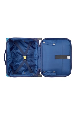 Sac de voyage à roulettes Brochant 3 - 37,5 cm - Bleu