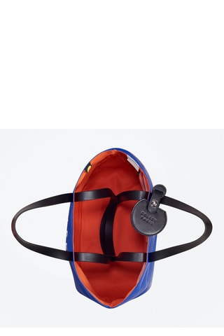 Cabas Croisière en cuir - Bleu