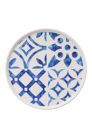 6 assiettes à dessert en porcelaine Blue Pattern - 19,3 cm
