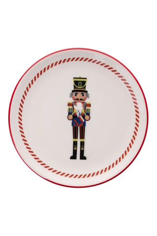 6 assiettes à dessert en porcelaine - 19,3 cm