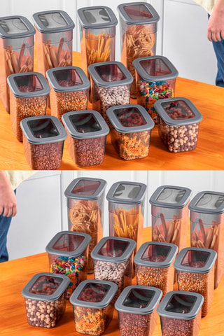 24 boîtes de conservation sans BPA - 1,3/2/3,2 l