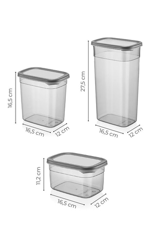 18 boîtes de conservation 1,3/2/3,2 l