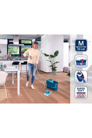 Set Clean Twist M Ergo - Balai, seau et manche