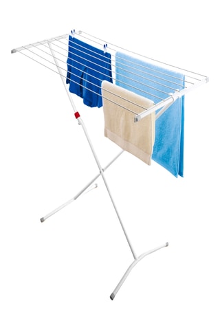 Etendoir à linge sur pieds Classic 100 Easy en acier inoxydable - 10 m d'étendage