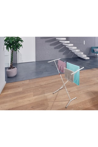 Etendoir à linge sur pieds Classic 100 Easy en acier inoxydable - 10 m d'étendage