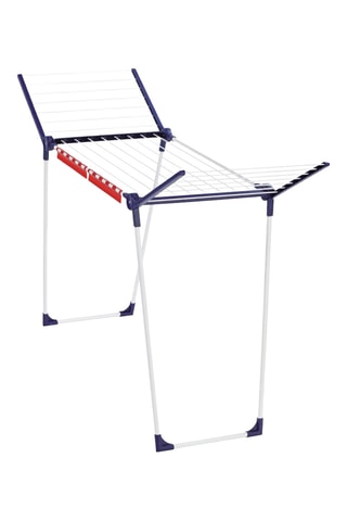 Etendoir à linge sur pieds Pegasus 160 Solid Slim en acier inoxydable - 16 m d'étendage