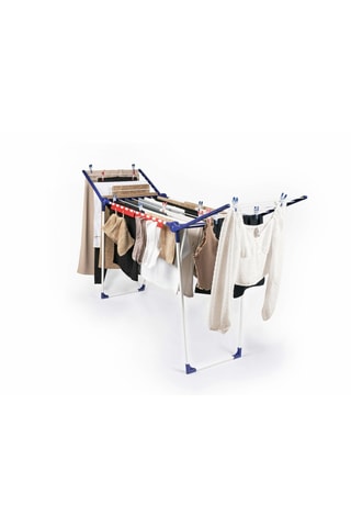 Etendoir à linge sur pieds Pegasus 160 Solid Slim en acier inoxydable - 16 m d'étendage