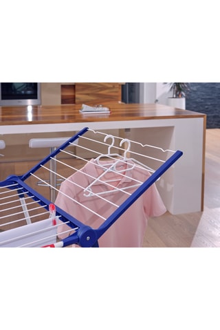 Etendoir à linge sur pieds Pegasus 200 en acier inoxydable - 20 m d'étendage