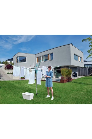 Etendoir à linge sur pieds Linomatic 500 Easy - 50 m d'étendage