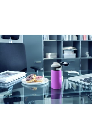 Gourde isotherme en acier inoxydable, plastique sans BPA et silicone - 35 cl