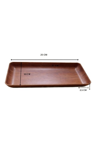 2 plateaux de service - 11 x 25 cm