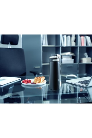 Gourde isotherme en acier inoxydable et plastique sans BPA - 600 ml