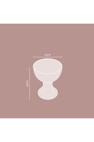 4 coquetiers - 4,5 cm