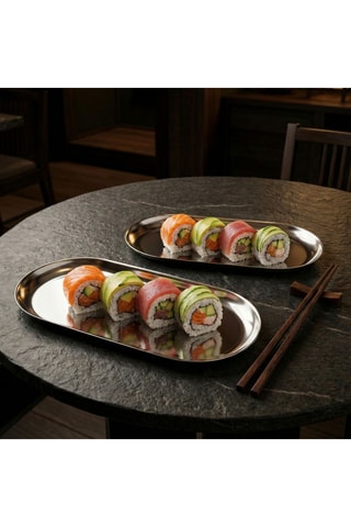 2 plats de service - 8 x 8 x 10 cm