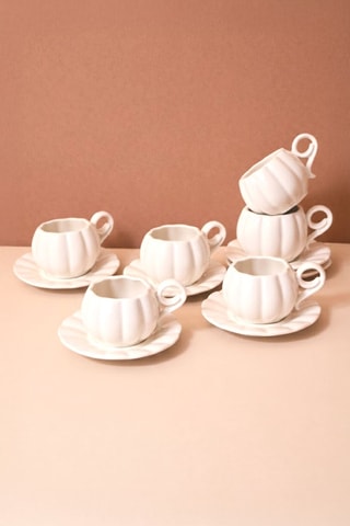 Service à café en porcelaine - 6 personnes