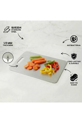 Planche à découper en acier inoxydable