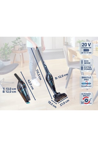 Aspirateur sans fil 2-en-1 - 35 minutes d’autonomie
