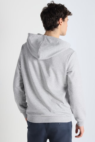 Sweat com capuz - Cinzento