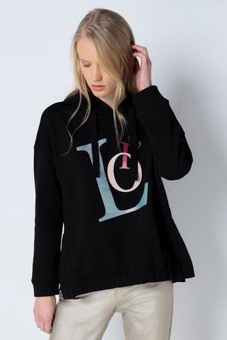 Sweat com capuz - Preto