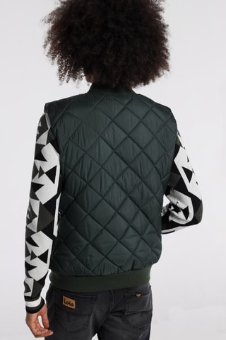 Bomber senza maniche - Verde