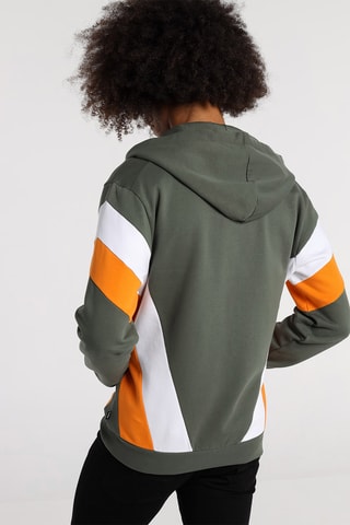 Sweat com capuz - Verde