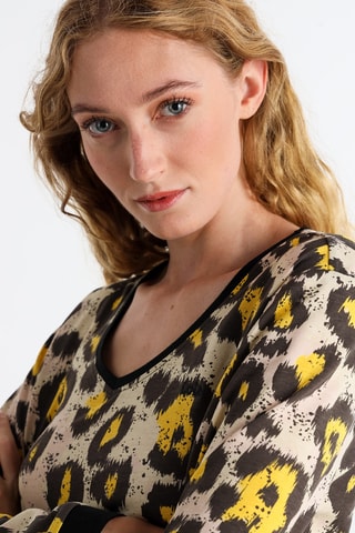 Top - Bianco e giallo