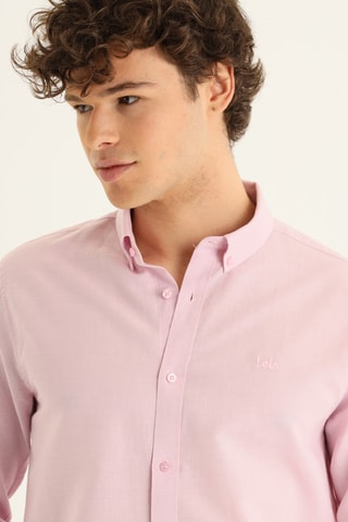 Camisa em linho - Violeta